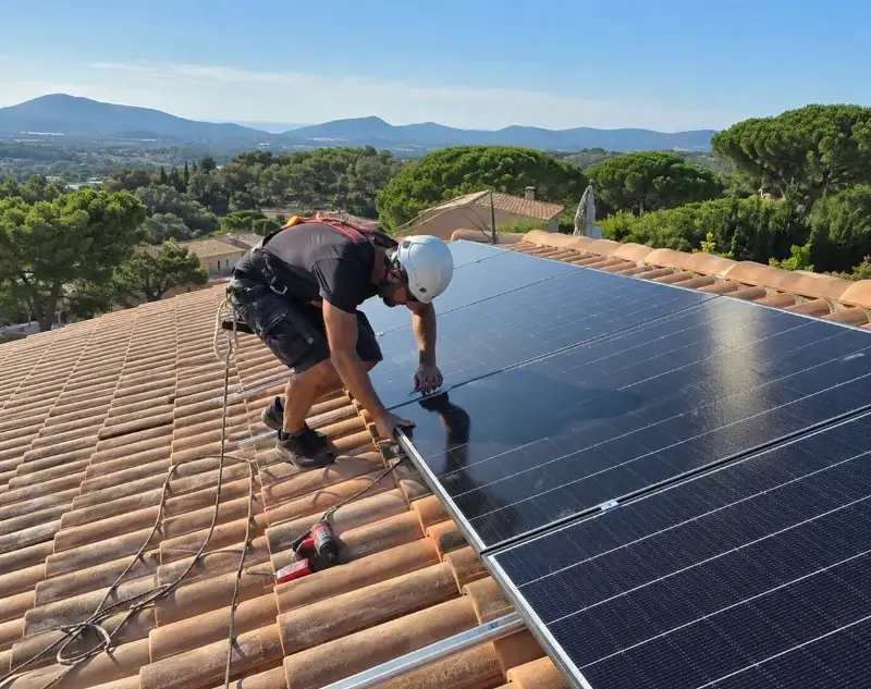 Installateur panneaux solaires Crozes-Hermitage — pose photovoltaïque sur toiture