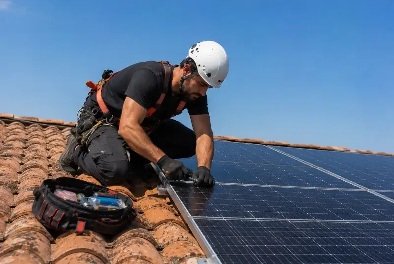 Maintenance et monitoring de panneaux solaires à Crozes-Hermitage