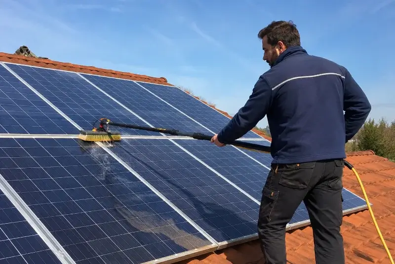Nettoyage et entretien de panneaux solaires à Crozes-Hermitage